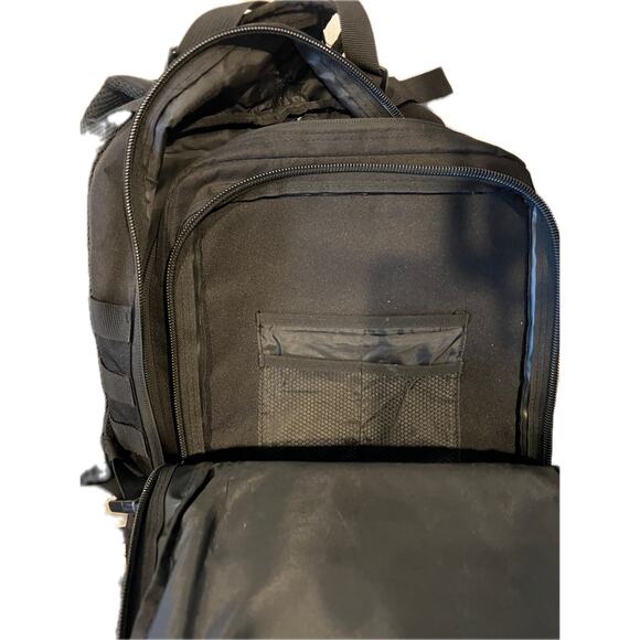 Generic NO BRAND Black Tactical XL Backpack - Picture 3 of 5